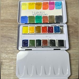 Used twice, watercolors by Lukas 🎨✨